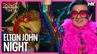 Celebrate with Elton John Night  Season 10  The Masked Singer [upl. by Pilloff395]