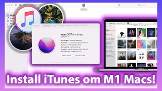 Install iTunes on macOS CatalinaBigSurMontereyVentura M1 MACS SUPPORTED [upl. by Llij]