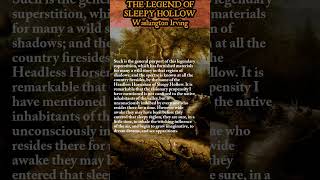 THE LEGEND OF SLEEPY HOLLOW Excerpt  Washington Irving  📚🎙️ shorts horror books [upl. by Goerke]