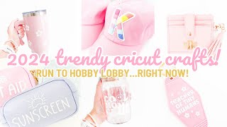 2024 Cricut Crafts That Are Trending  Cricut Crafts You Need To DoRight Now [upl. by Faydra]