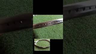 Tennis racket repair tennisracket subscribe like repair smash [upl. by Ahsinnek407]