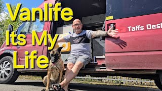 Living Full Time in a FORD TRANSIT VAN  Belgian Malinois  Vanlife [upl. by Poole517]