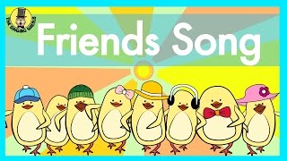 Friends Song  Verbs Song for Kids  The Singing Walrus [upl. by Arek131]