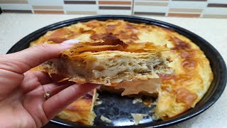 Sekreti i byrekut me qumesht dhe peta te pjekura Receta tradicionale me qumesht Lufra [upl. by Eecart864]