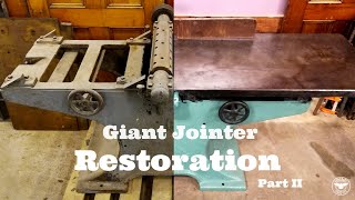 Giant Jointer Restoration Part II [upl. by Camella]