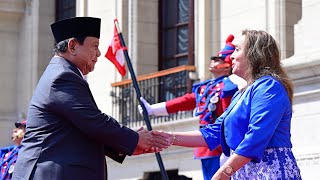 Kunjungan Resmi Presiden Prabowo Kepada Presiden Republik Peru Dina Boluarte Lima 14 November 2024 [upl. by Aratahc]