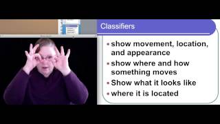 ASL 101 Classifier part 1 [upl. by Ayrolg121]