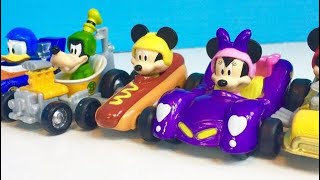 MICKEY MOUSE and the ROADSTER RACERS Toy Race Cars Popular Videos [upl. by Grimbly]