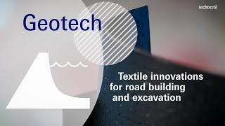 Techtextil  Application areas Geotech [upl. by Assila159]