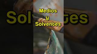 Los medios y solventes en el Óleo 🎨 shortvideo arte pinturaoleo [upl. by Corey]