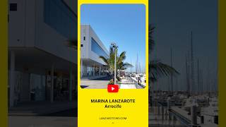 ⚓️ LANZAROTE Arrecife  Marina Lanzarote lanzarote walkingtour canaryislands [upl. by Laerol]