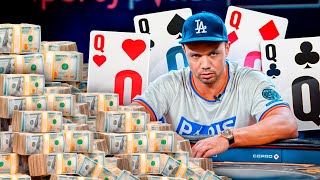 Phil Ivey Hits QUADS in 1140000 High Stakes FINAL TABLE [upl. by Enyrhtak]