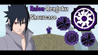 Raion Rengoku Showcase  Shindo Life [upl. by Yrnehnhoj739]