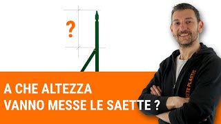 Recinzione A che altezza vanno messe le saette La regola del 1° settimo e del 1° decimo [upl. by Notsae]