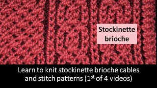 Learn to knit stockinette brioche on a double rake loom [upl. by Lowenstein]