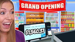 I OPENED A Supermarket  Supermarket Simulator [upl. by Ycnaf]