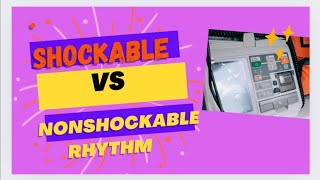 Shockable vs Nonshockable Rhythms LifeSaving Knowledge [upl. by Anilah]