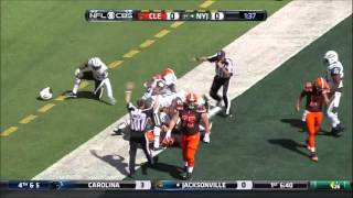 Josh McCown Helicopter hurdle [upl. by Anitsugua532]