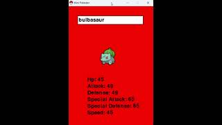PythonPygame Pokedex [upl. by Rennat]