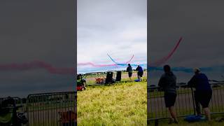 F17 Thunder smoke Air show in Fairford shorts airforce uk airshow [upl. by Osnola511]