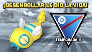 DUNSPARCE con DESENROLLAR MEJORÓ MUCHO en LIGA SÚPER 1500 PC  PVP GBL POKEMON GO [upl. by Aarika]