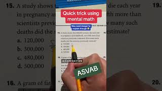 ASVAB Arithmetic Reasoning 15 explained [upl. by Siraval]