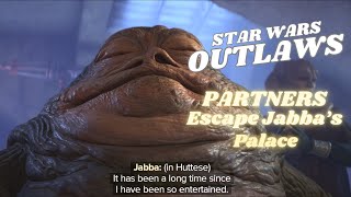 Star Wars Outlaws  Partners Quest  Escape Jabbas Palace [upl. by Htomit]