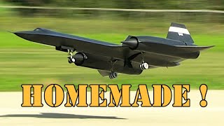 Lockheed SR71 Blackbird RC TwinTurbine Jet  Test Takeoff Flight Landing [upl. by Previdi]