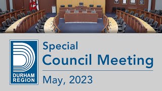 Special Council Meeting  May 17 2023 [upl. by Zimmerman]