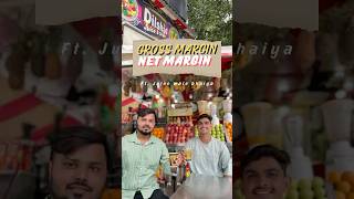 Gross Margin vs Net Margin Ft Juice Wale Bhaiya profit revenue margin expenses fruits sale [upl. by Viddah490]