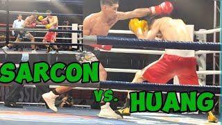 Lienard Sarcon vs Peng Huang latest fight 3232024 follower [upl. by Aleka]