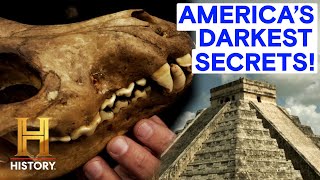 AMERICAS SECRET HISTORY REVEALED Epic 3 Hour Full Episode Marathon  America Unearthed [upl. by Jenette]