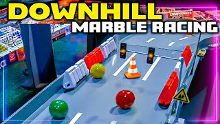 Marble Race Marble Survival 6 E2  Marble Racing Downhill [upl. by Einahpad]