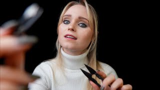 ASMR  Plucking and shaping your EYEBROWS [upl. by Chap]