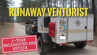 Runaway Venturist OffRoad Camper 2Year Walkaround and Review  Runaway Camper [upl. by Leuqar]