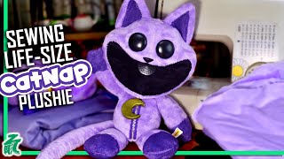 I Made CatNap Plush In REAL LIFE  Sewing Poppy Playtime 3 Mega 8KS 3D Printed Smiling Critters [upl. by Eetnwahs]