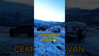 ÇEKME KARAVAN ALACAKLAR DİKKAT⚠️ karavan çekmekaravan karavantasarımı [upl. by Yetnom]