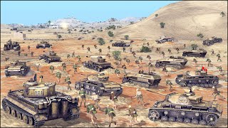 GERMAN DEVASTATING ASSAULT  AMERICAN DEFENSE at KASSERINE PASS [upl. by Akemal]