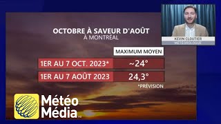 Vague de chaleur potentiellement historique pour amorcer octobre [upl. by Lauter698]