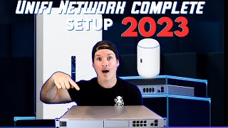 Unifi Network Complete Setup 2023 [upl. by Nohsed283]