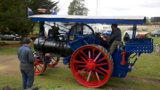 Traction engine Ruston Proctor quotLincoln Ladyquot at Lake Goldsmith [upl. by Leonidas]