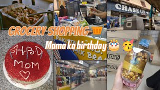 Grocery 🛒  Mama ka birthdayKarachi ka ☁️Meri mama itna darti ha muzaibvlogs [upl. by Ruperto927]