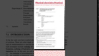 Determination of Enthalpy of Neutralization and Ionisationphysical chemistry practical thermoche [upl. by Eltsyrc414]