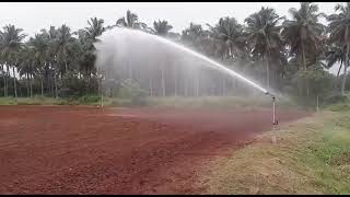 Sprinkler RainGun Spray Irrigation  Sathish Agro Tech [upl. by Nordin]