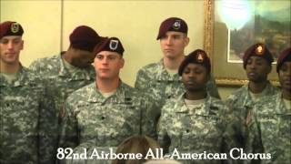 82nd Airborne AllAmerican Chorus Entrance and Exit chants  Pinehurst Concours dElegance [upl. by Gretta]