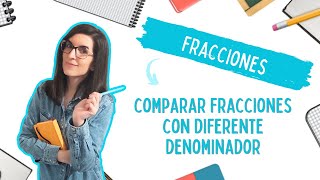 Comparación de fracciones reduciendo a común denominador  MATEMÁTICAS FÁCILES ➡️ Fracciones [upl. by Tormoria]