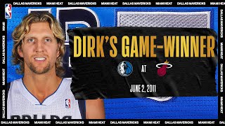 Dirk Hits GameWinner To Tie Series  NBATogetherLive Classic Game [upl. by Bunnie499]