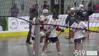 Chuck Miller Lacrosse Classic Under 17  Oakville Hawks vs Guelph Regals [upl. by Palmira]