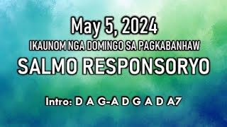 Salmo Responsoryo  May 5 2024  with chords [upl. by Nylauqcaj796]