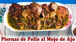 Piernas de Pollo al Mojo de Ajo [upl. by Eiraminot]